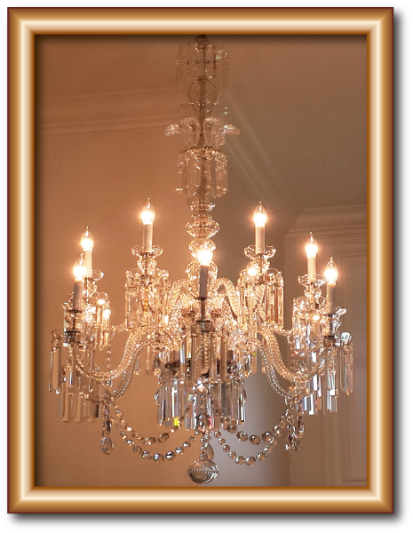 Crystal Chandelier Restoration, How To Repair A Crystal Chandelier